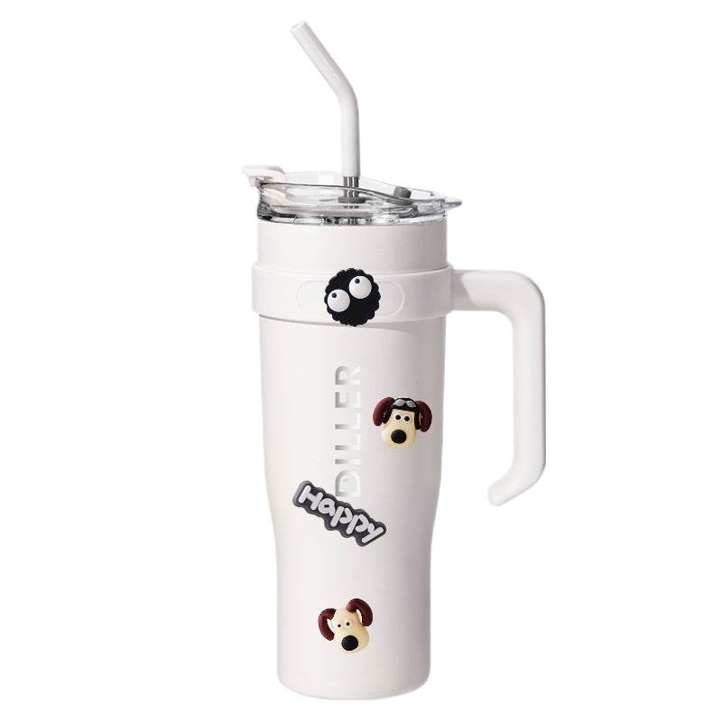 Термокружка Diller Hays Straw Insulated Mug - Boxette Shop